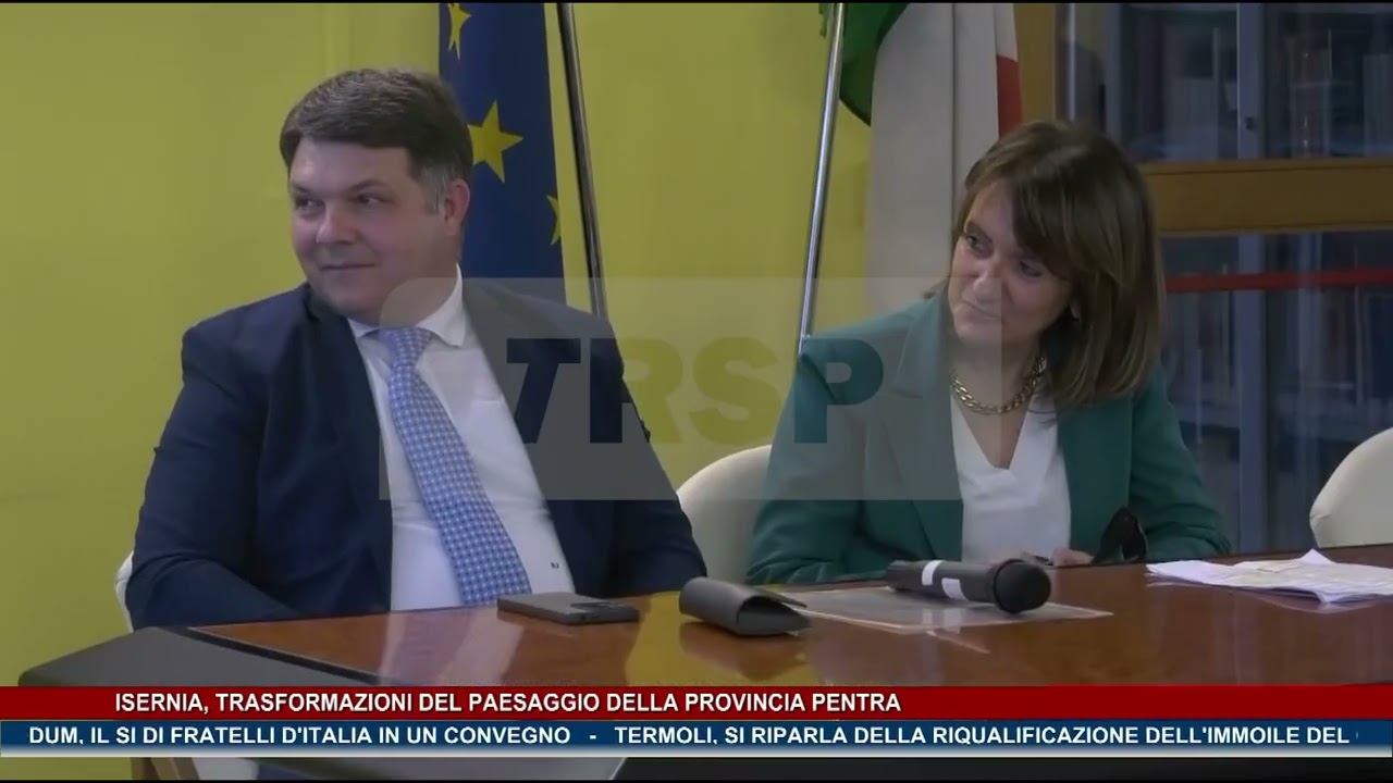 Isernia, trasformazioni del paesaggio della provincia pentra TG NEWS MOLISE DEL 28.02.26 - TRSP -