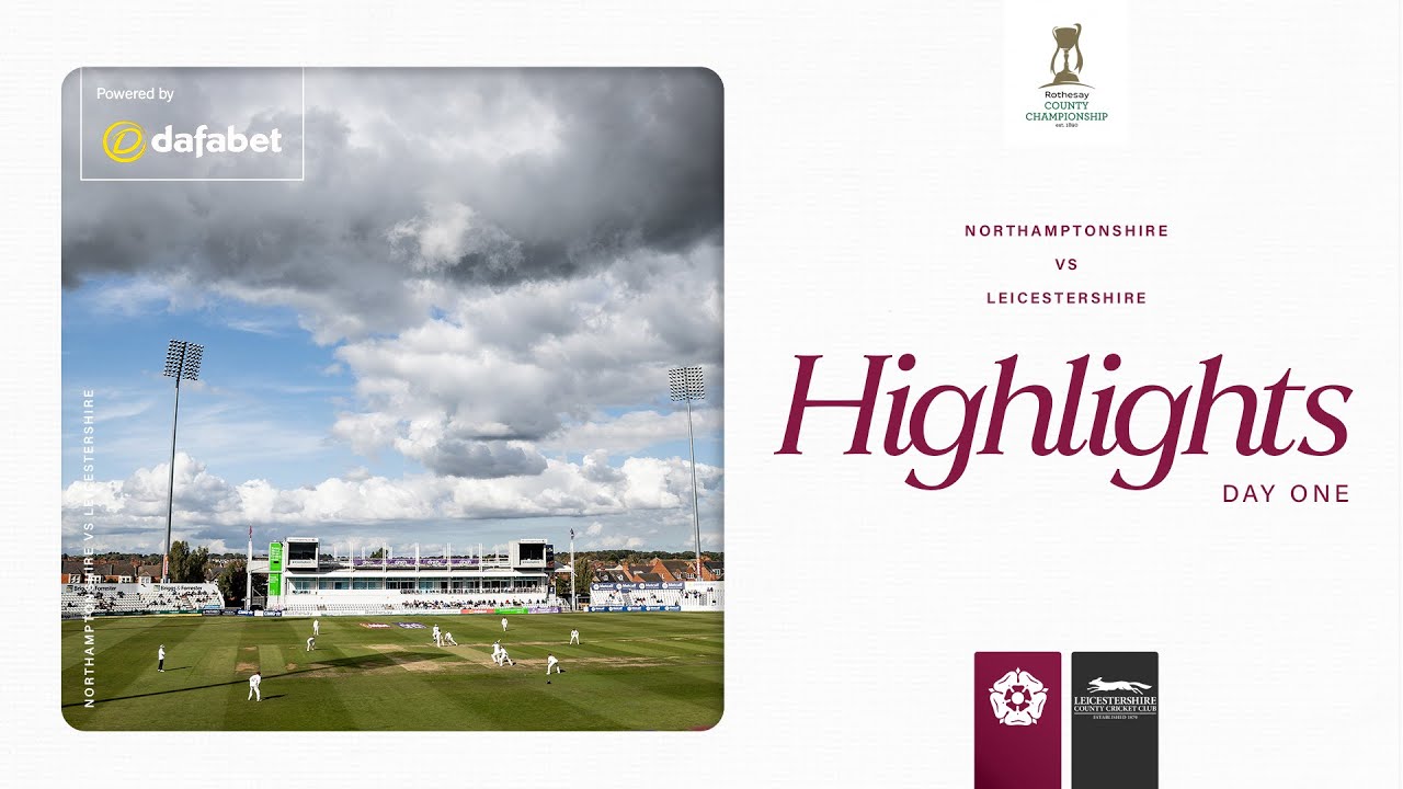 Эскинази заставляет хозяев работать | Нортгемптоншир против Лестершира | Лучшие моменты чемпионат...