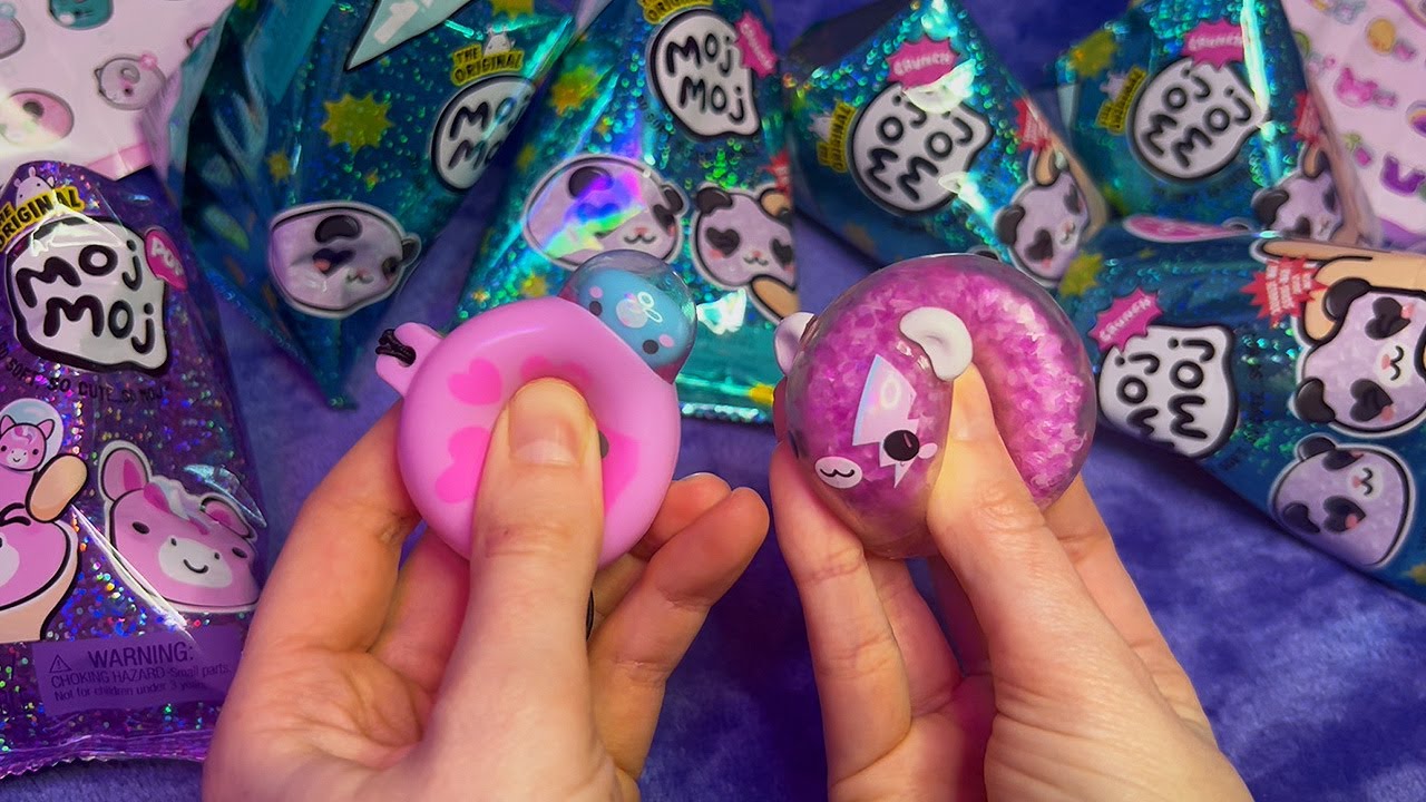 ASMR Crunchy Squishy Moj Moj Surprise Opening (Whispered)