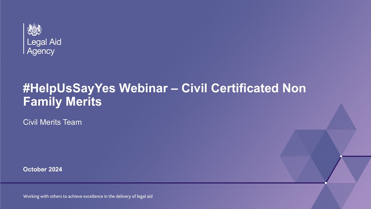 Civil Certificated Non Family Merits