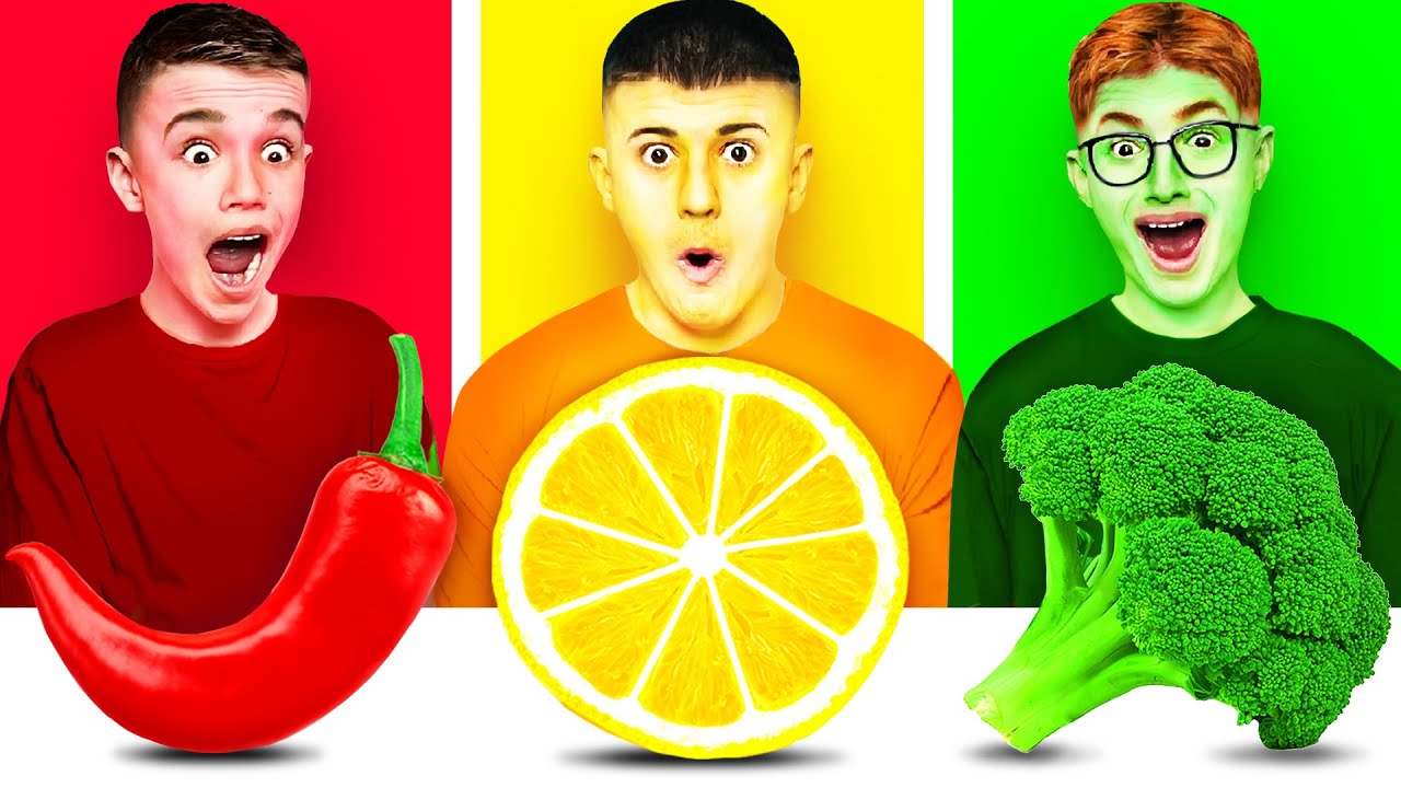 ROT GR&Uuml;N GELB ESSEN CHALLENGE !