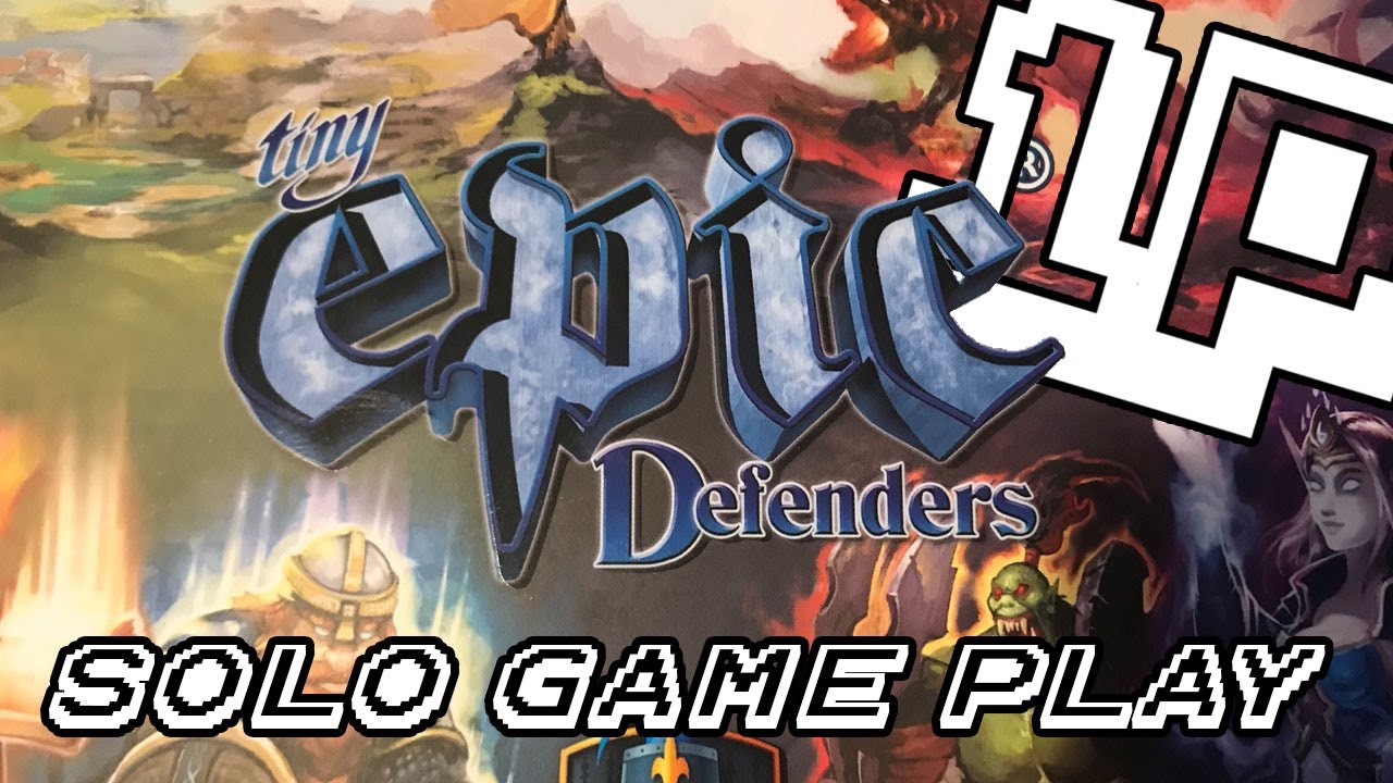 Tiny Epic Defenders Solo Gameplay