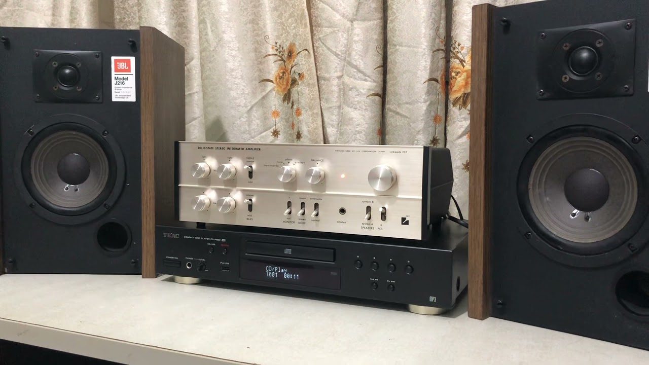 Amply Luxman 707 + Loa JBL j216