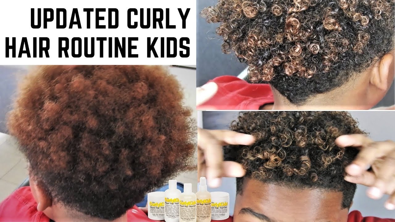 Updated curly hair routine for kids | curly kids product line