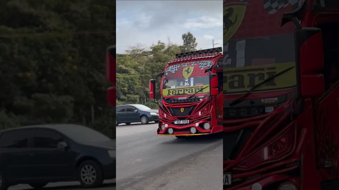 Ferrari matatu nganya nairobi 2025 #ma3 #matatuculture #nganya #automobile #matwanamatatuculture