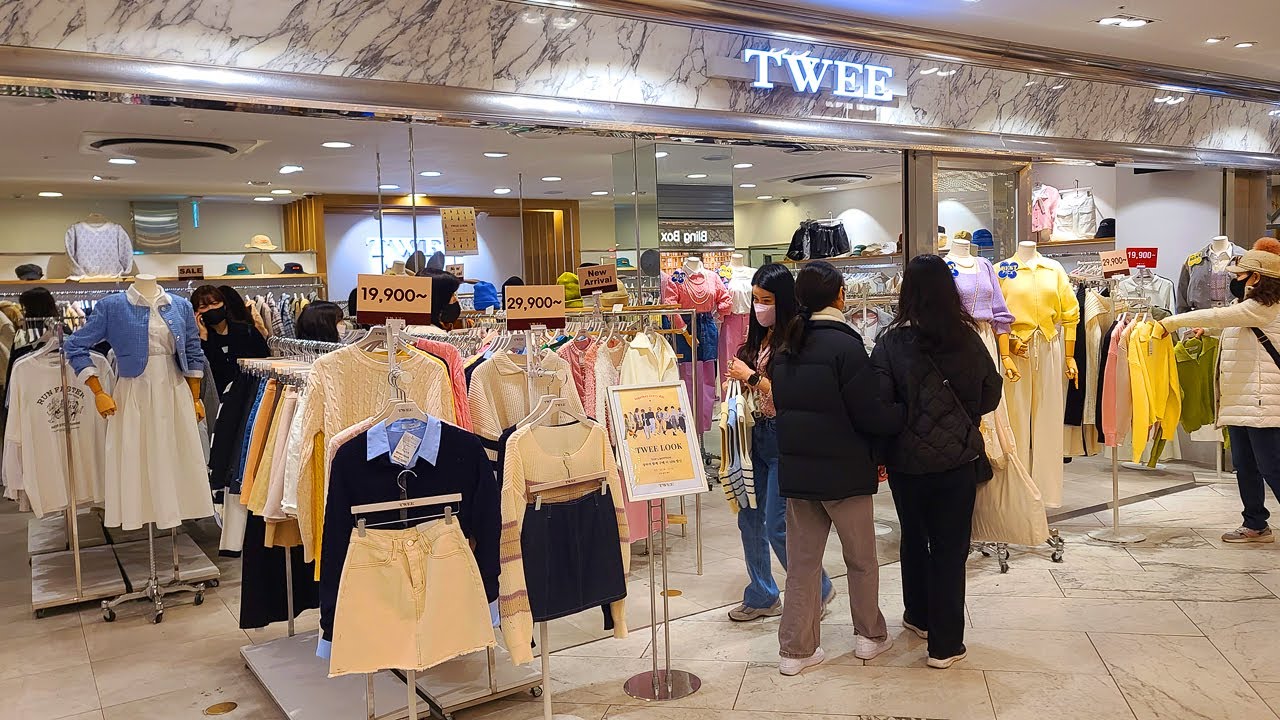 GOTO MALL Подземный торговый центр в Каннаме | Сеульский шоппинг-тур 2023 | 4K Корея