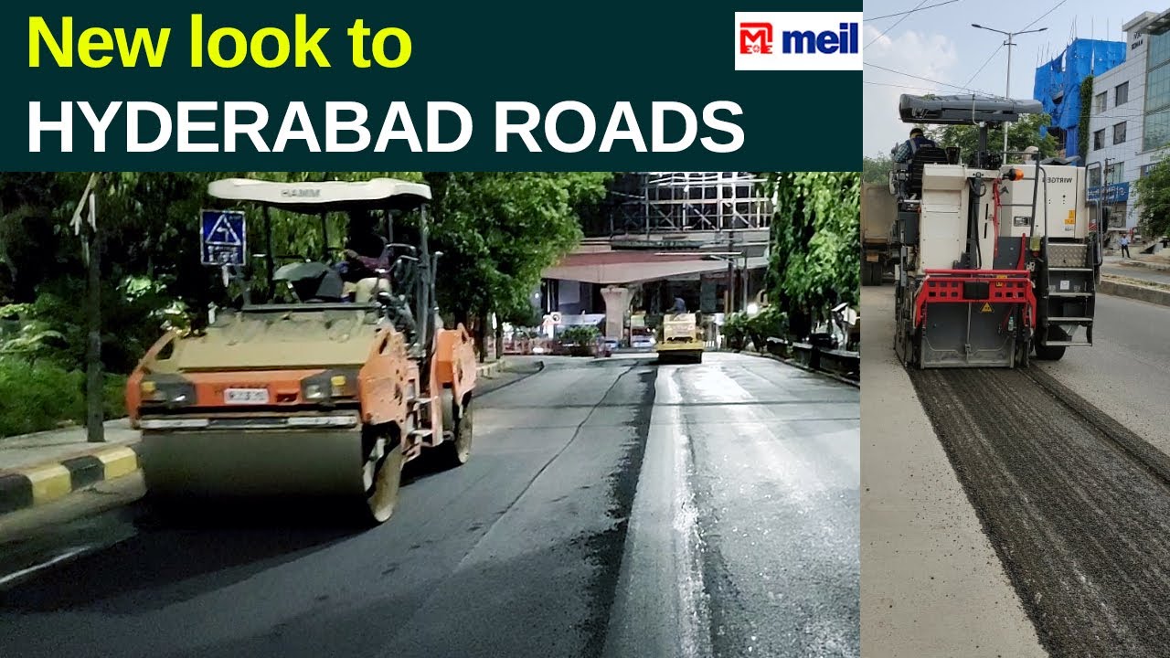 New look to Hyderabad Roads | Megha Engineering and Infrastructures Ltd (MEIL)