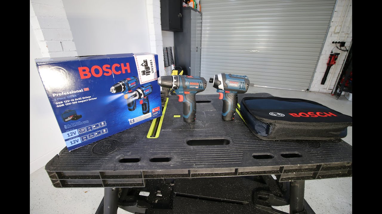 Bosch Professional 12v drill and impact driver