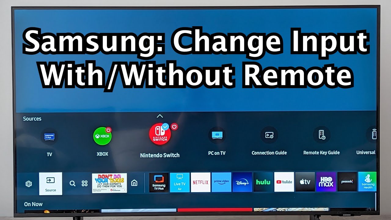 Как изменить вход/источник/HDMI на Samsung Smart TV!