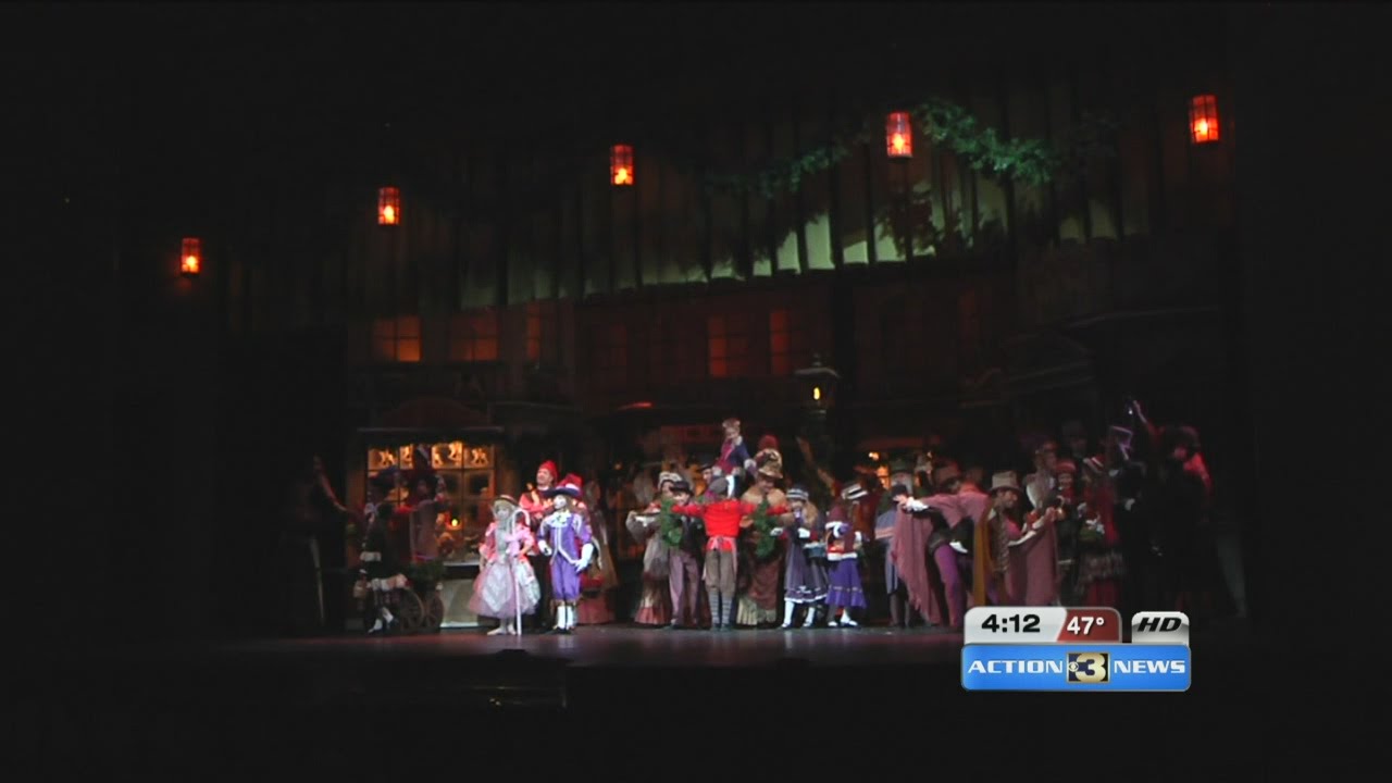 Backstage at 'A Christmas Carol'
