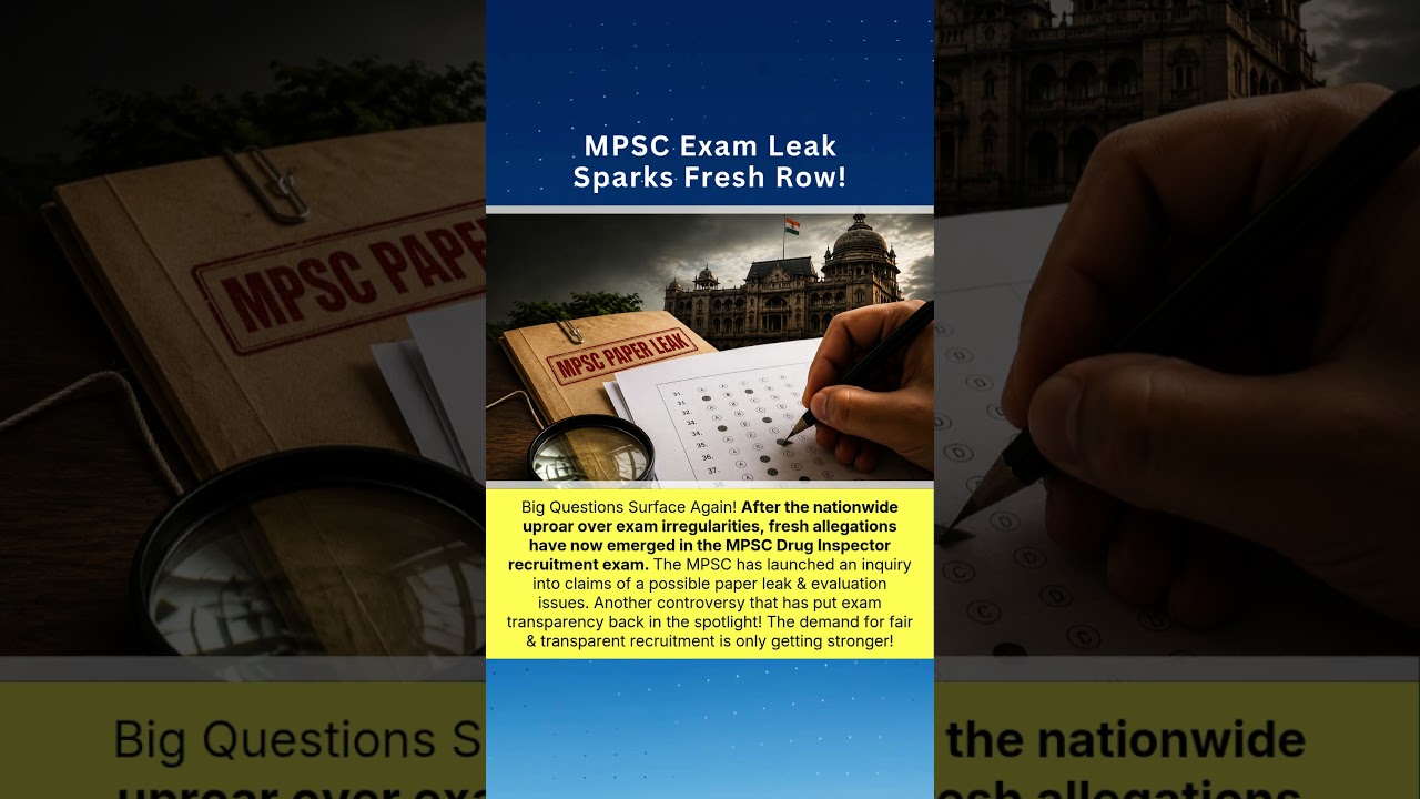 MPSC Exam Leak Sparks Fresh Row!