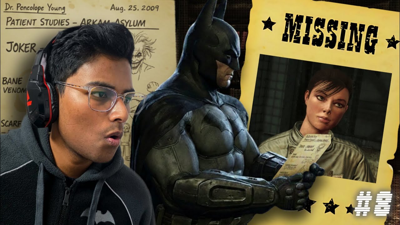 BRUCE WAYNE'S BACKSTORY AND ROUND 2 WITH SCARECROW! | BATMAN ARKHAM ASYLUM | EPISODE-8