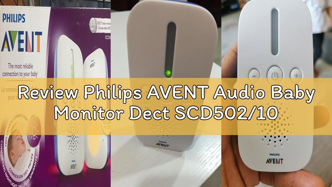 Review Philips AVENT Audio Baby Monitor Dect SCD502/10