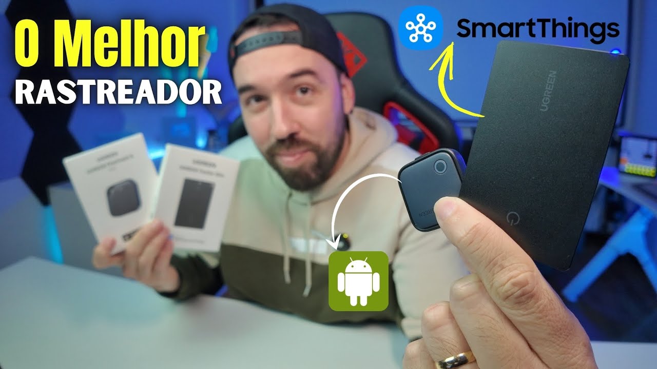 MELHOR RASTREADOR ANDROID - TEM ATÉ HISTÓRICO DE LOCAIS E HORÁRIOS - UGREEN TRACKER SLIM