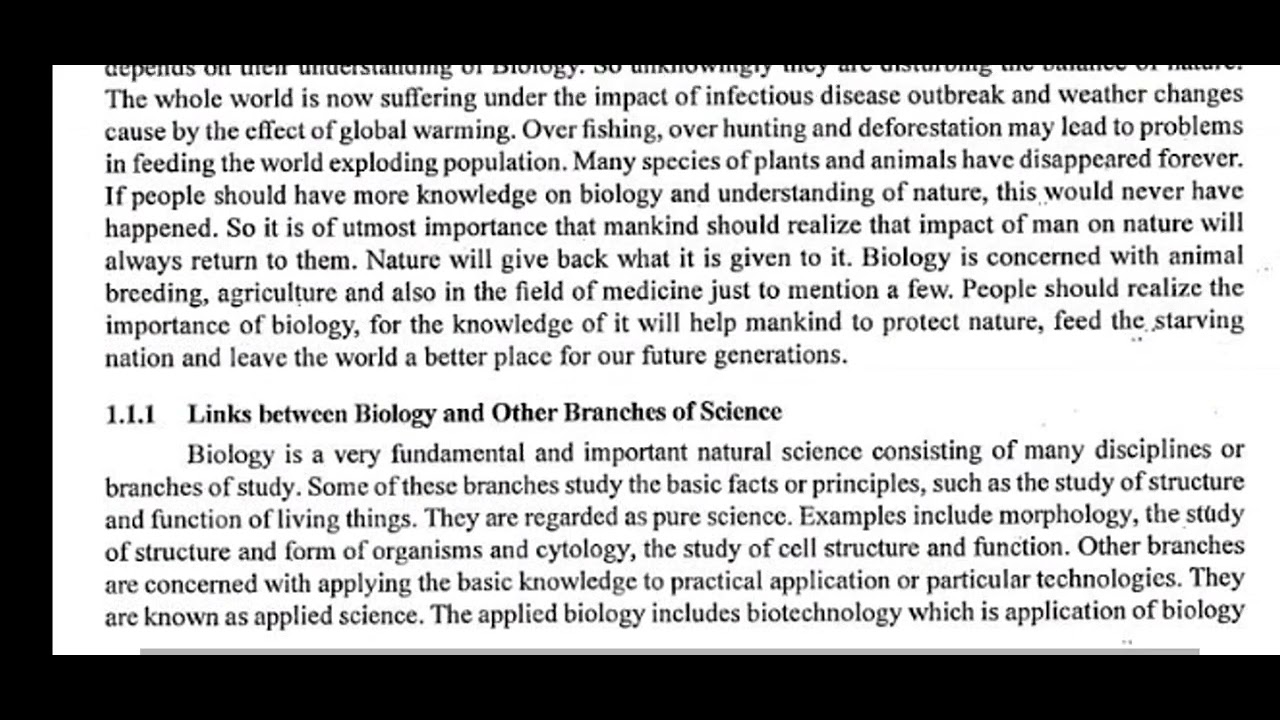 Grade 11 Biology, Chapter 1, Introduction to Biology | Dr. Chit Ye Zaw