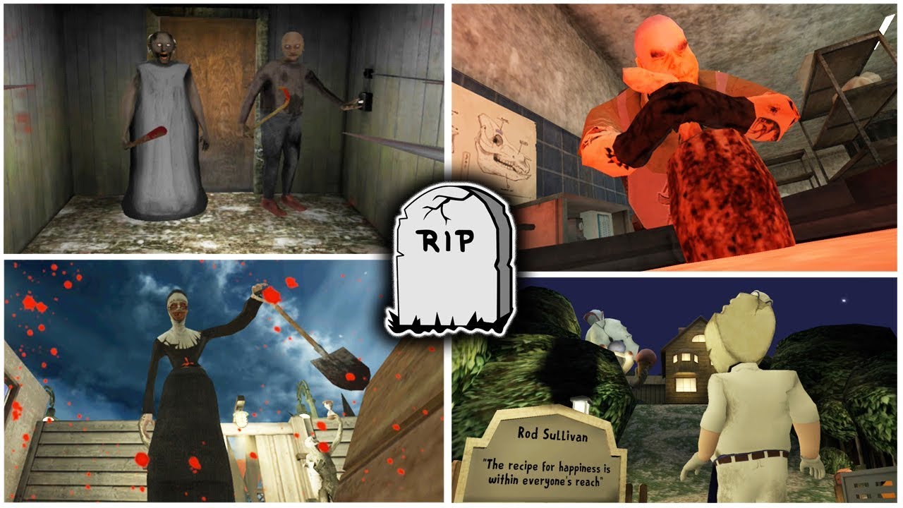 Death Endings | Granny Chapter 2 vs Mr.Meat vs Evil Nun vs Ice Scream