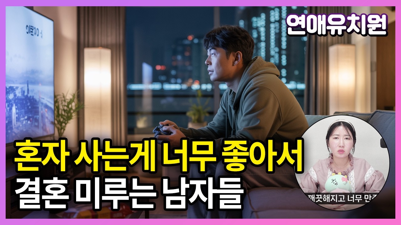 혼자 살아보니 굳이 여자를 들이고 싶지 않아요