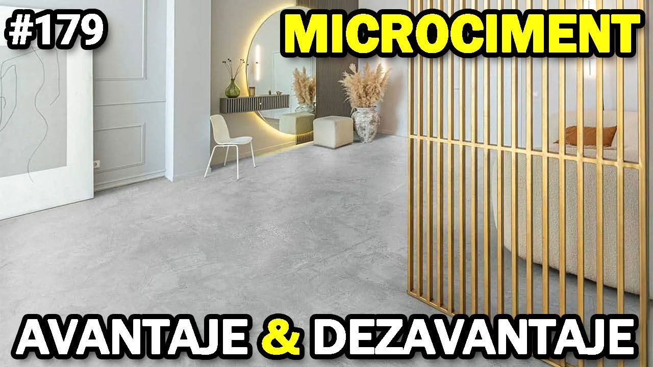 #179 Microcimentul – viitorul finisajelor moderne - avantaje si dezavantaje #casapasiva