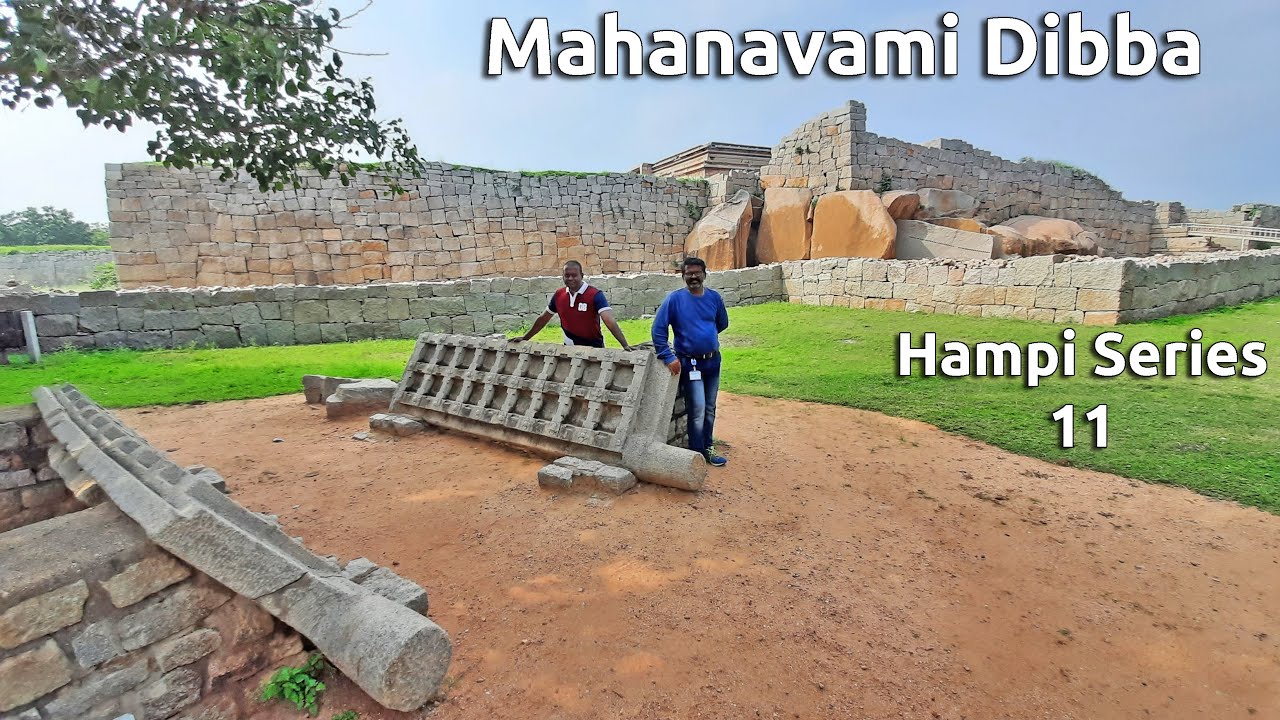 Hampi 11 Mahanavami Dibba Secret Council Chamber Stone Doors Pushkarini The Great Platform Karnataka