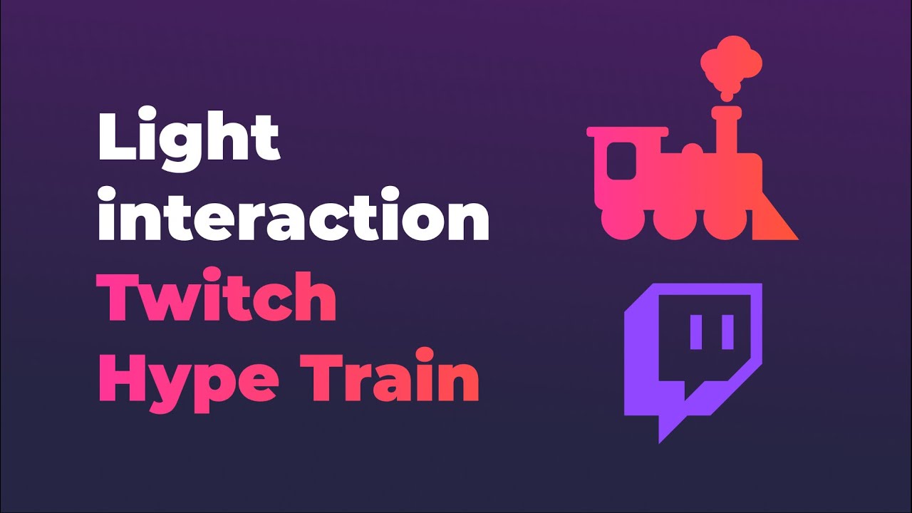 How to change your Smart Lights with Twitch Hype Trains