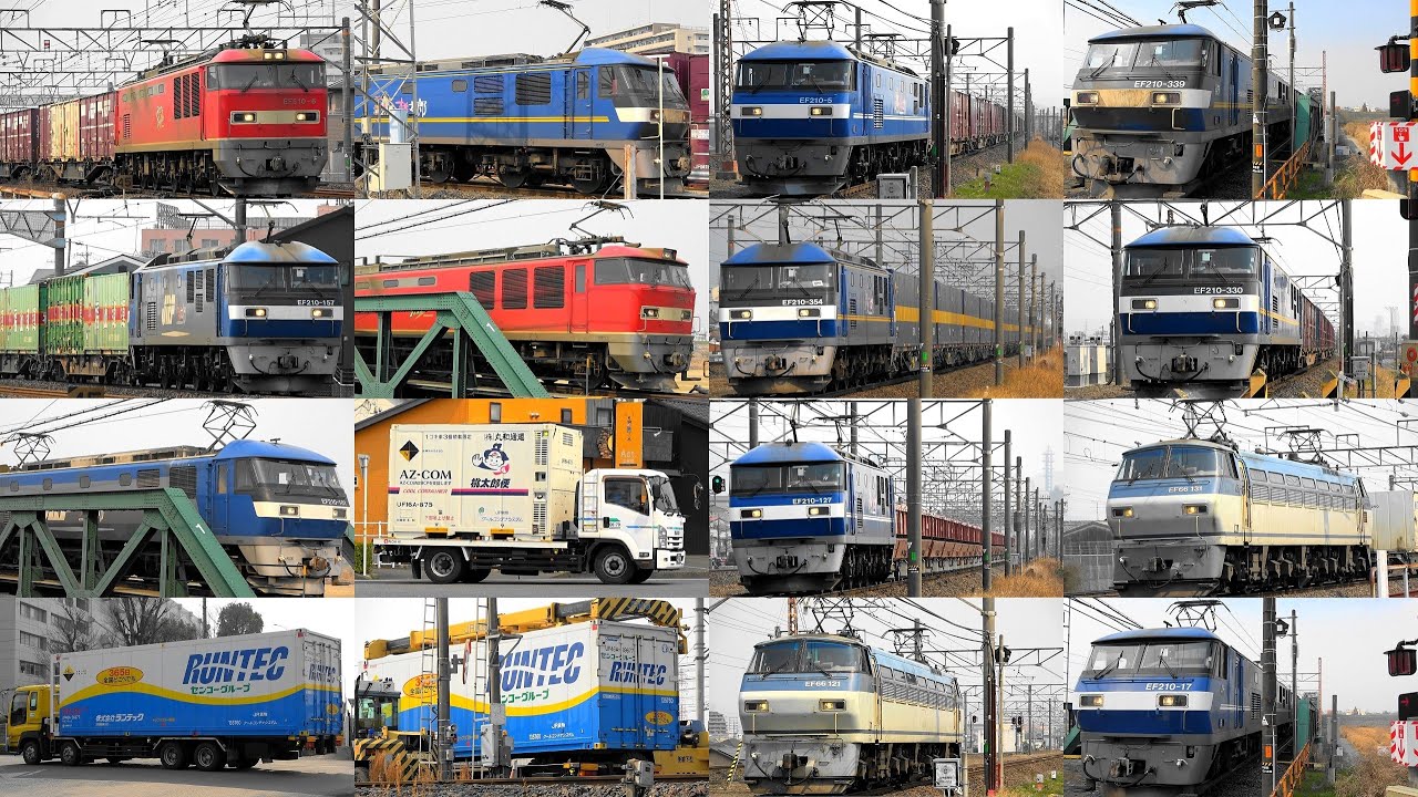 2025,3,26 貨物列車いろいろいっぱい31本 大迫力モーター音と豪快ジョイント音‼汽笛‼ 江崎道踏切と岐阜貨物ターミナルを力走する貨物列車たち コンテナ積載トラックも♪