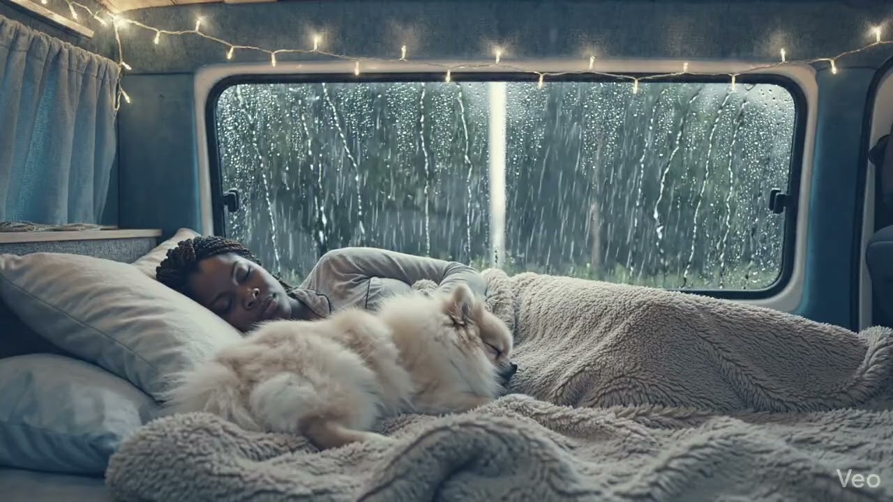 Pure Rain ASMR I Quiet Van Night