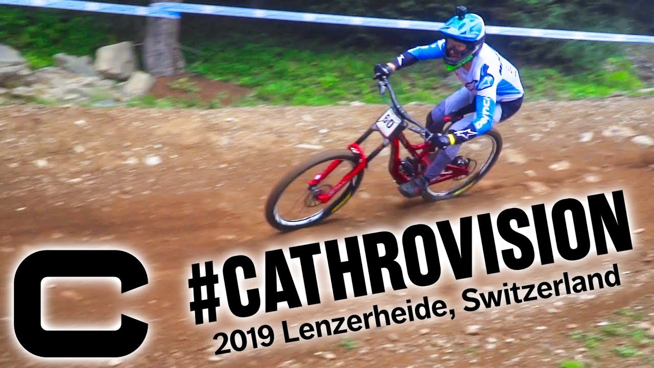 Riding In The Clouds ☁️🚲☁️// Lenzerheide DH World Cup Day 4 // #CathroVision 2019