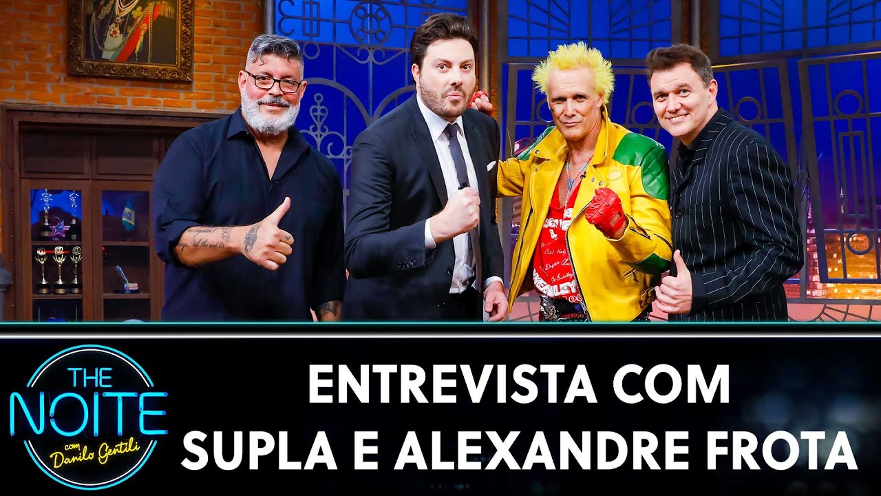 Entrevista com Supla e Alexandre Frota | The Noite (30/09/21)