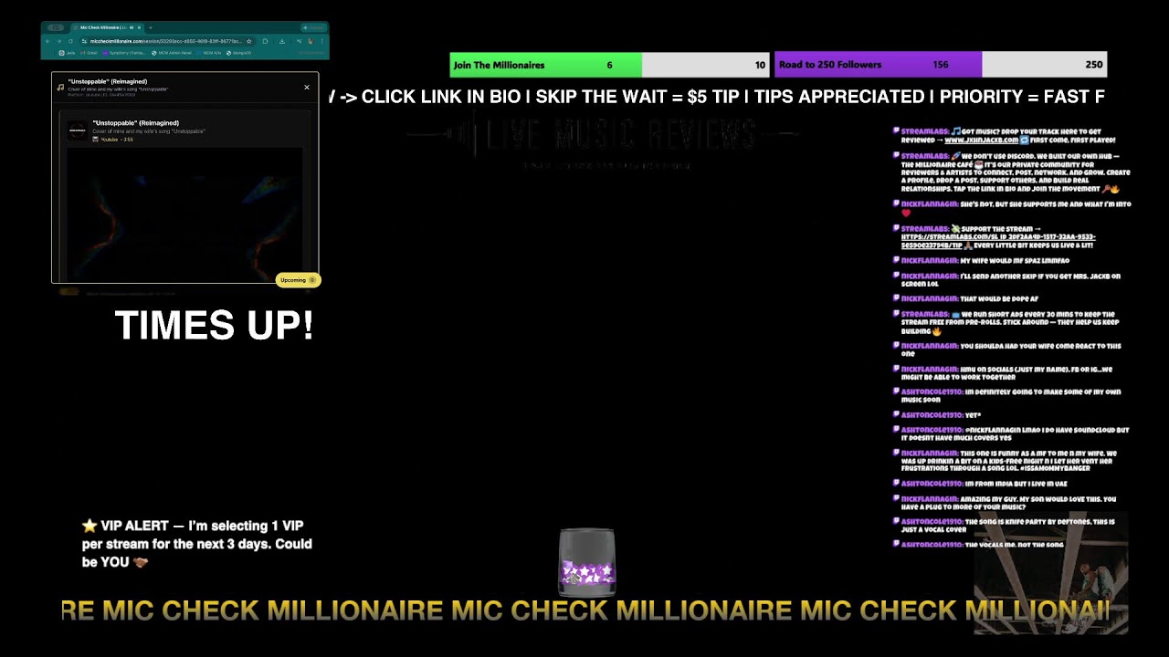 Live Music Reviews 🎧 Artist Submissions & Reactions | Mic Check Millionaire | Get Reviewed Live