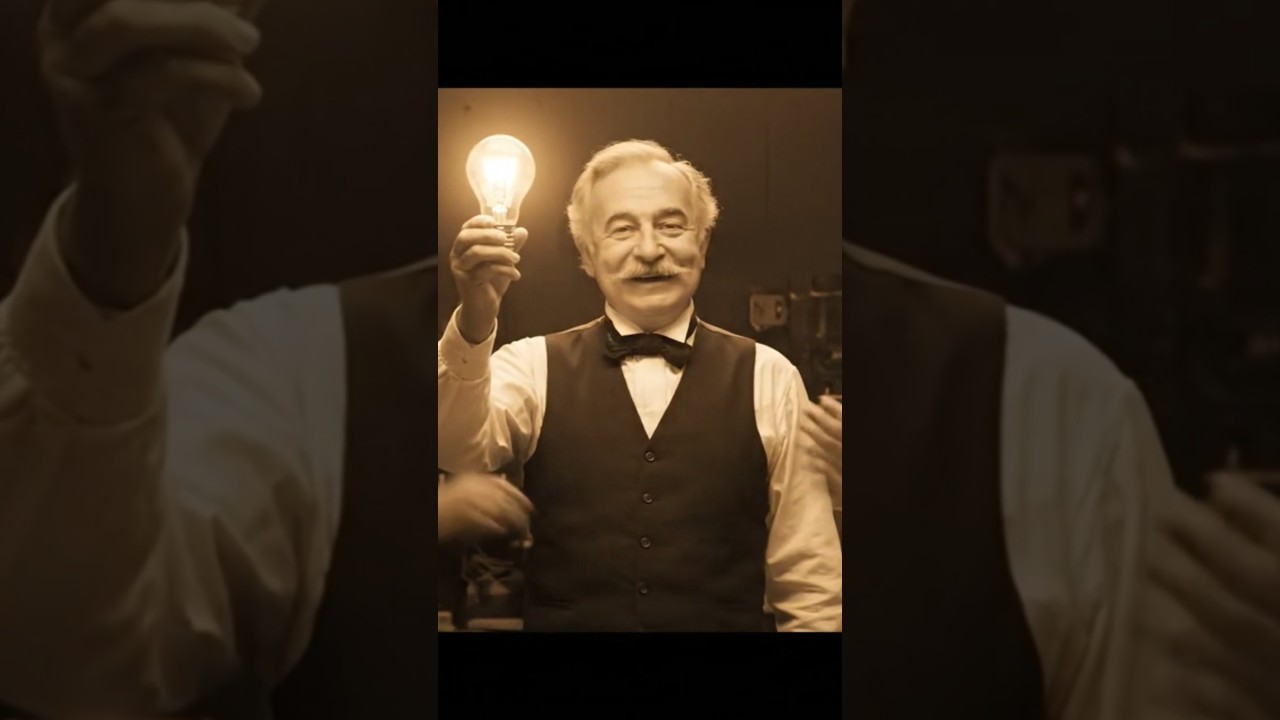 1880 : When Edison Met His First 'Patient' || #history #shorts #edison #ai #inventions #moments