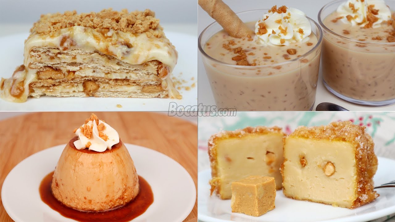 4 Postres con Turrón