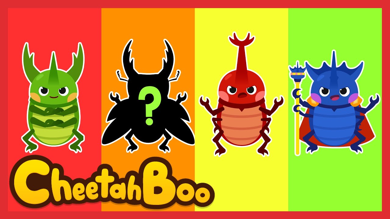 Guess who I am ❗ I'm as strong as rhino beetles | Animals | Nursery rhymes | Kids song | 