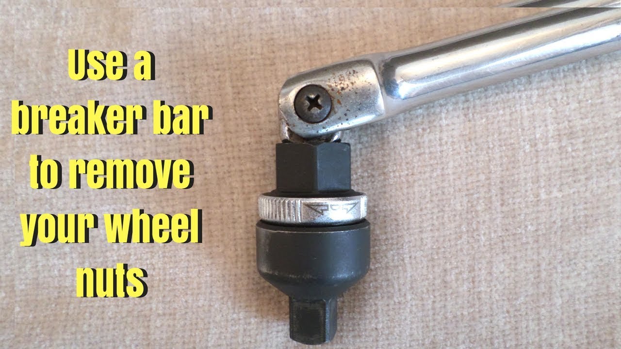 Use a breaker bar to remove your wheel nuts - Trydiy