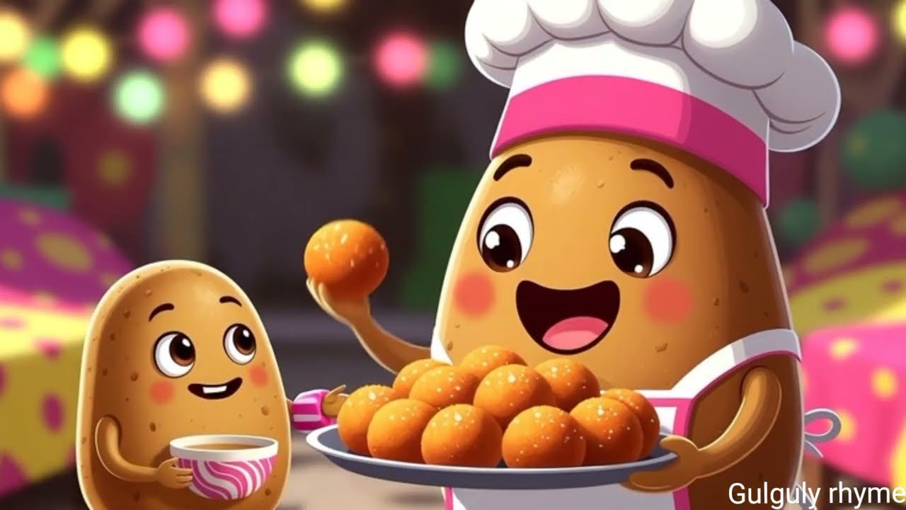 Aalu Beta Funny Kids Rhyme 🥔 | आलू कचालू बेटा | Hindi Nursery Rhymes for Kids | katun 