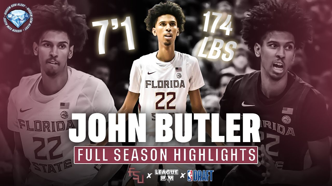 7'1 Wing John Butler Full 2021-22 FSU Highlights | Most Unique Prospect in 2022 NBA Draft