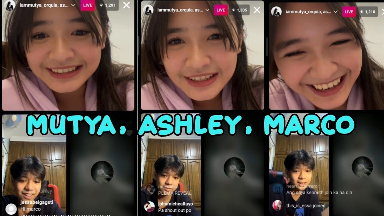 MUTYA ORQUIA, ASHLEY SARMIENTO, MARCO MASA AND LOUISE ABUEL INSTAGRAM LIVE (FEB. 6, 2022)