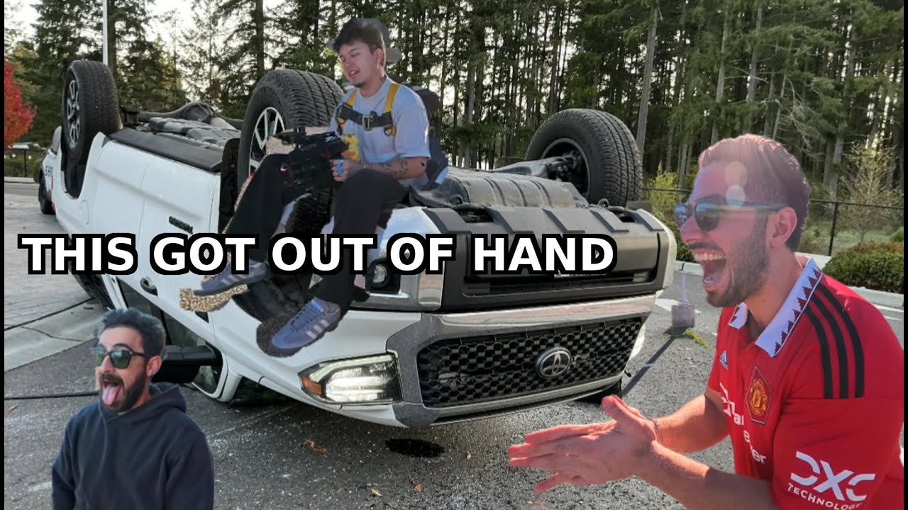 Truck Flips at a $1,000,000 Car Meet