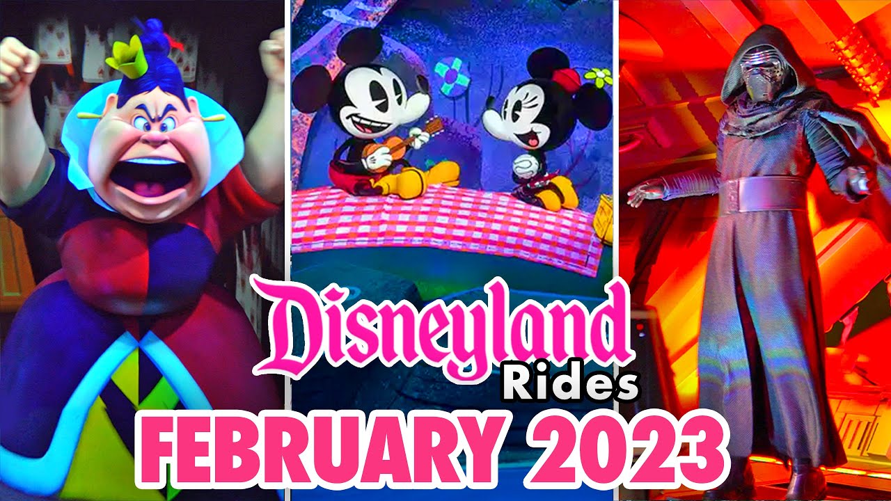 Disneyland Rides - February 2023 POVs [4K]
