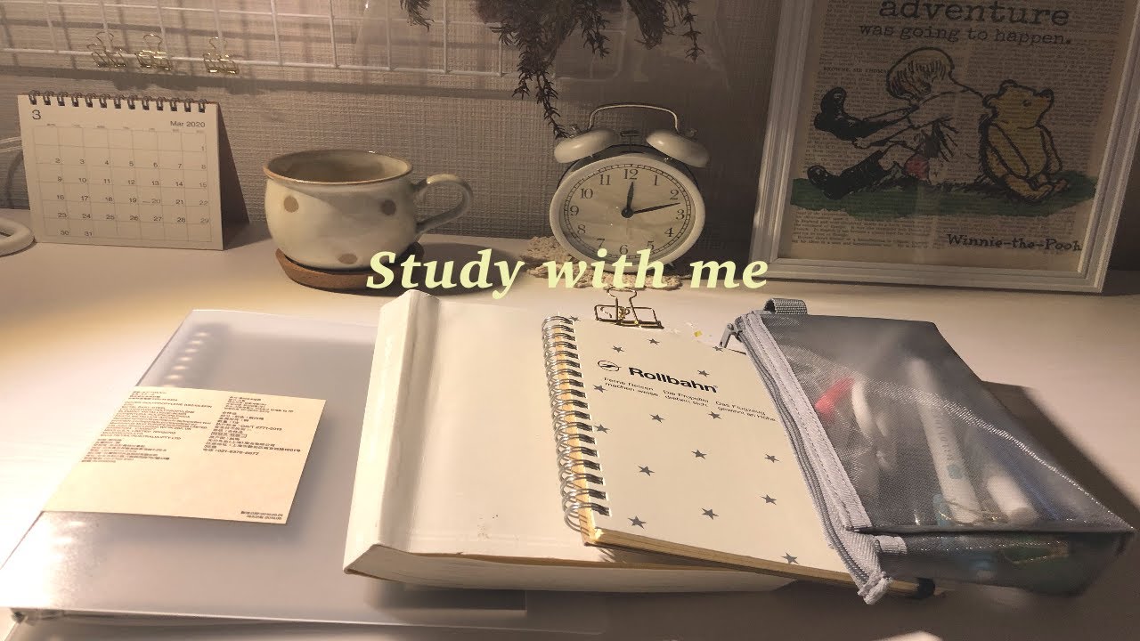 Study with me 30min 勉強風景 (no music)