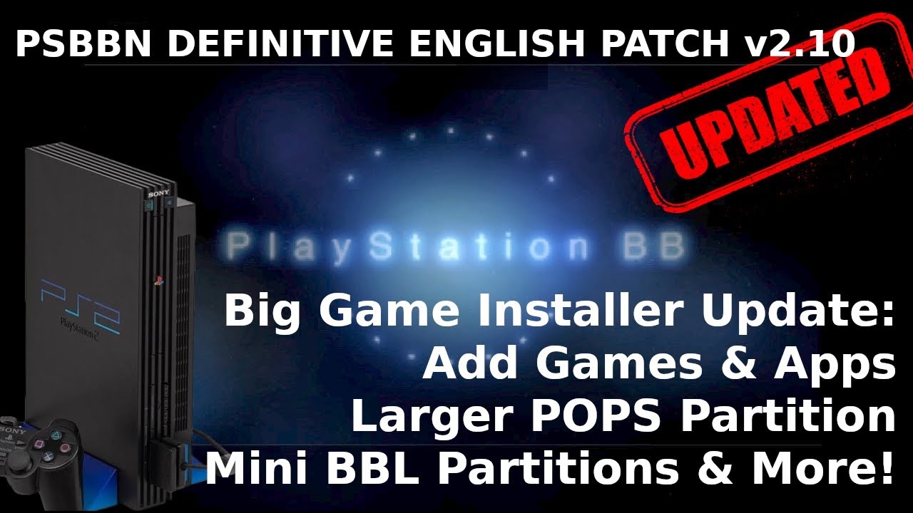 PSBBN Update: Definitive Patch v2.10 – Big Game Installer Changes & More!