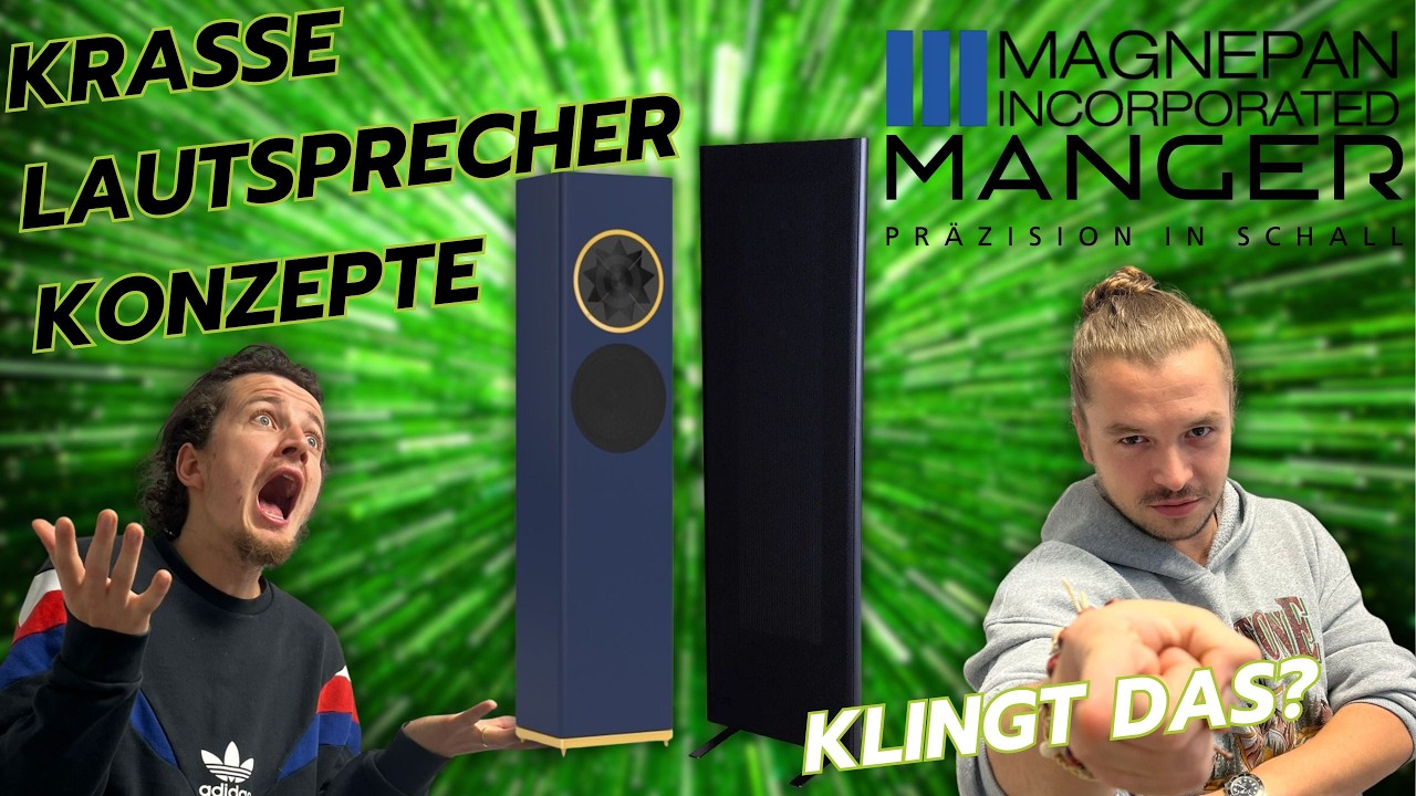 Manger Schallwandler & Magnepan Flächenstrahler. Wie klingen diese alternativen Lautsprecher?