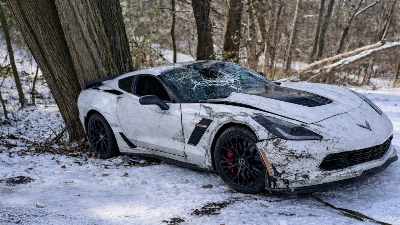I BOUGHT A TOTALED C7 Z06 AND IMMEDIATELY CRASHED IT!