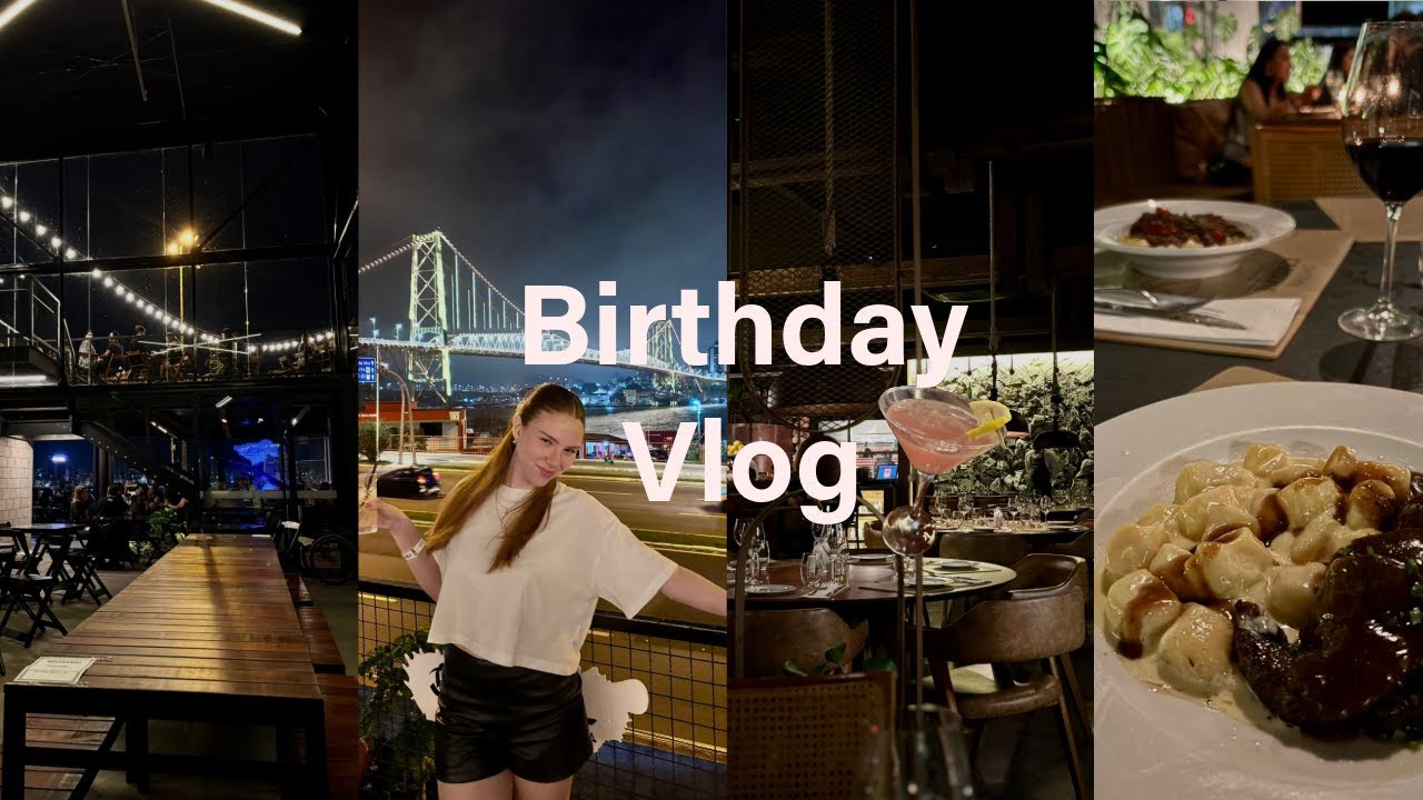Vlog de aniversário | look de jantar, barzinho, show e muito mais!