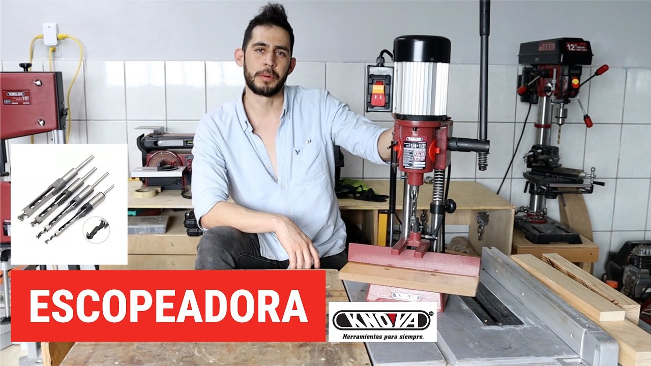 REVIEW Escopeadora Knova | Herramientas de carpinter&iacute;a hacer el ensamble de caja y espiga f&aacute;cilmente