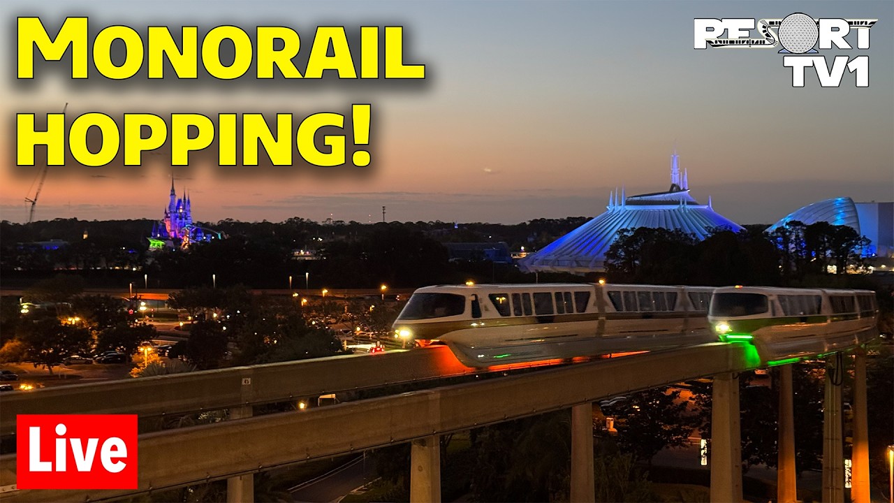 🔴Live: Friday Night Live - Magic Kingdom Monorail Resorts - Walt Disney World - 2-20-26