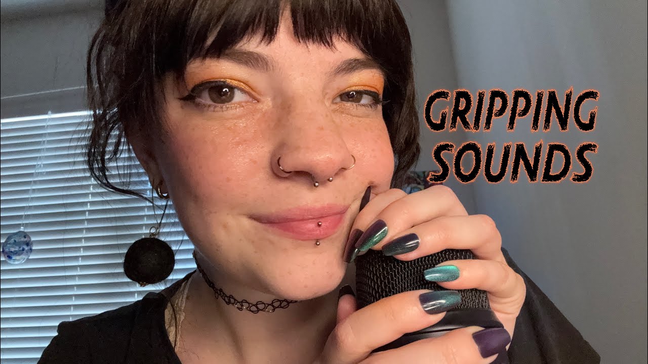 ASMR Mic Gripping & Scratching, Book Gripping, Visuals, Hand Sounds, Etc… 