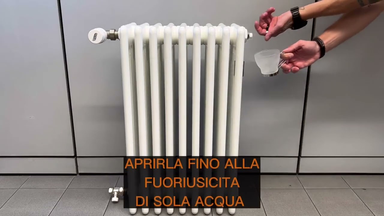 Calorifero metà caldo