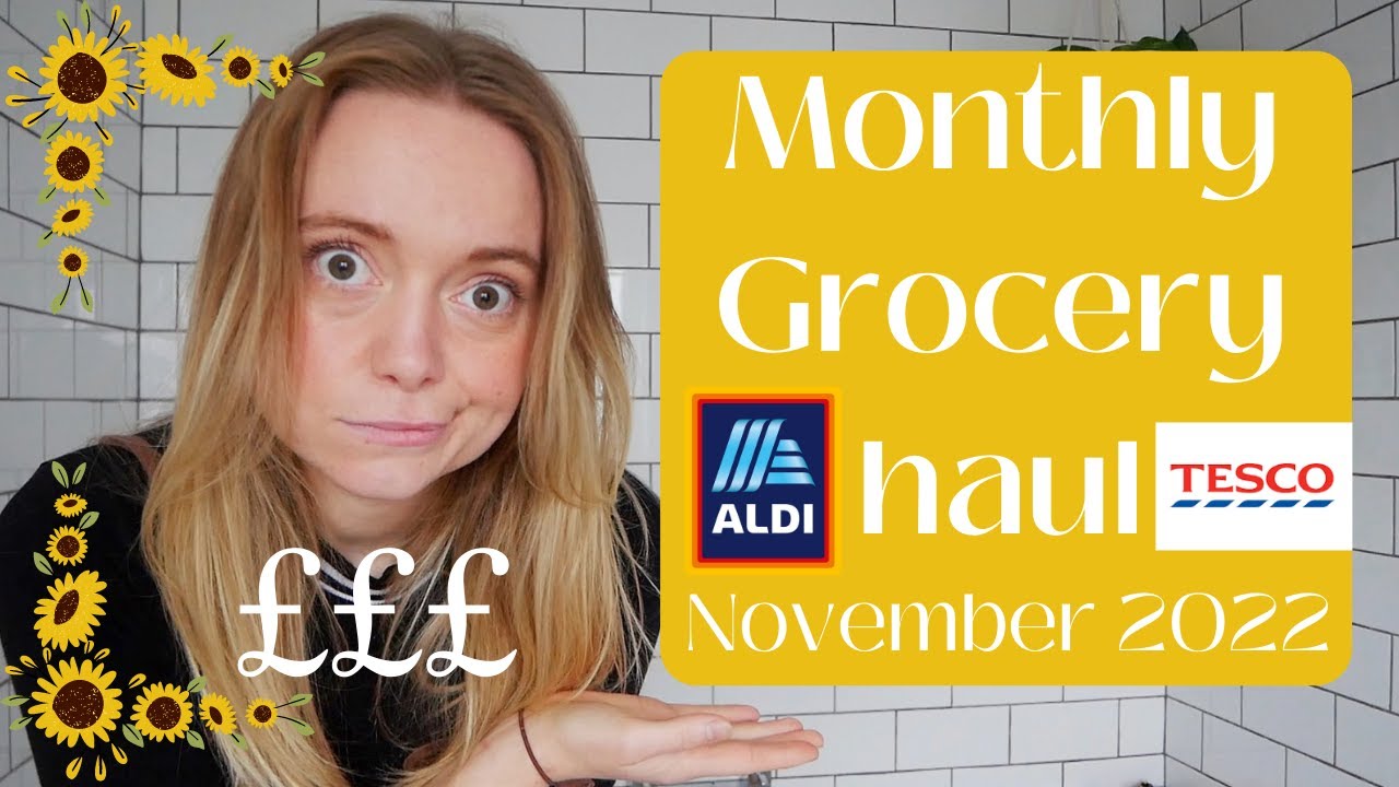 November 2022 monthly grocery haul! EVERYTHING we bought in November | FRUGAL | BUDGET |