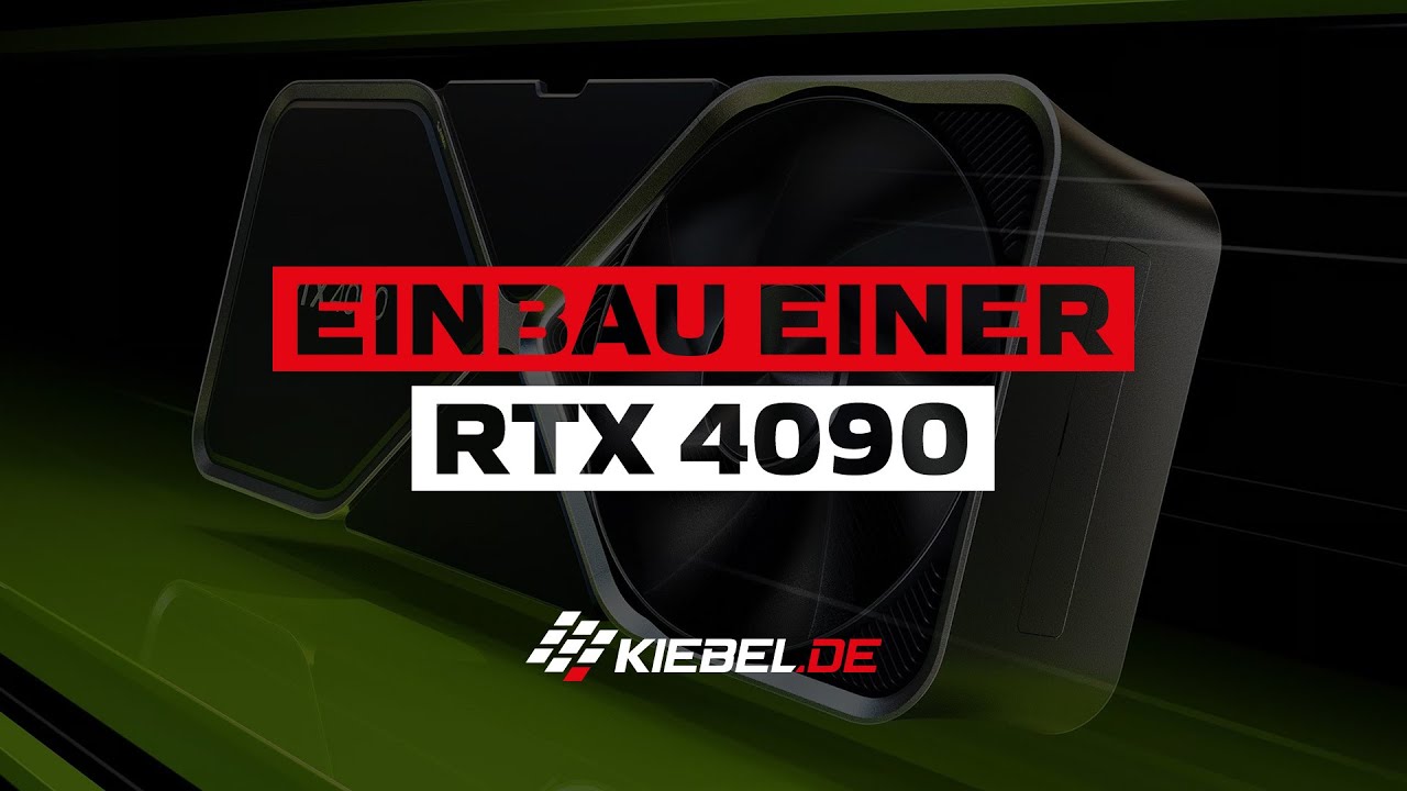 Einbau einer GeForce RTX 4090 in ein kiebel.de Gaming-System