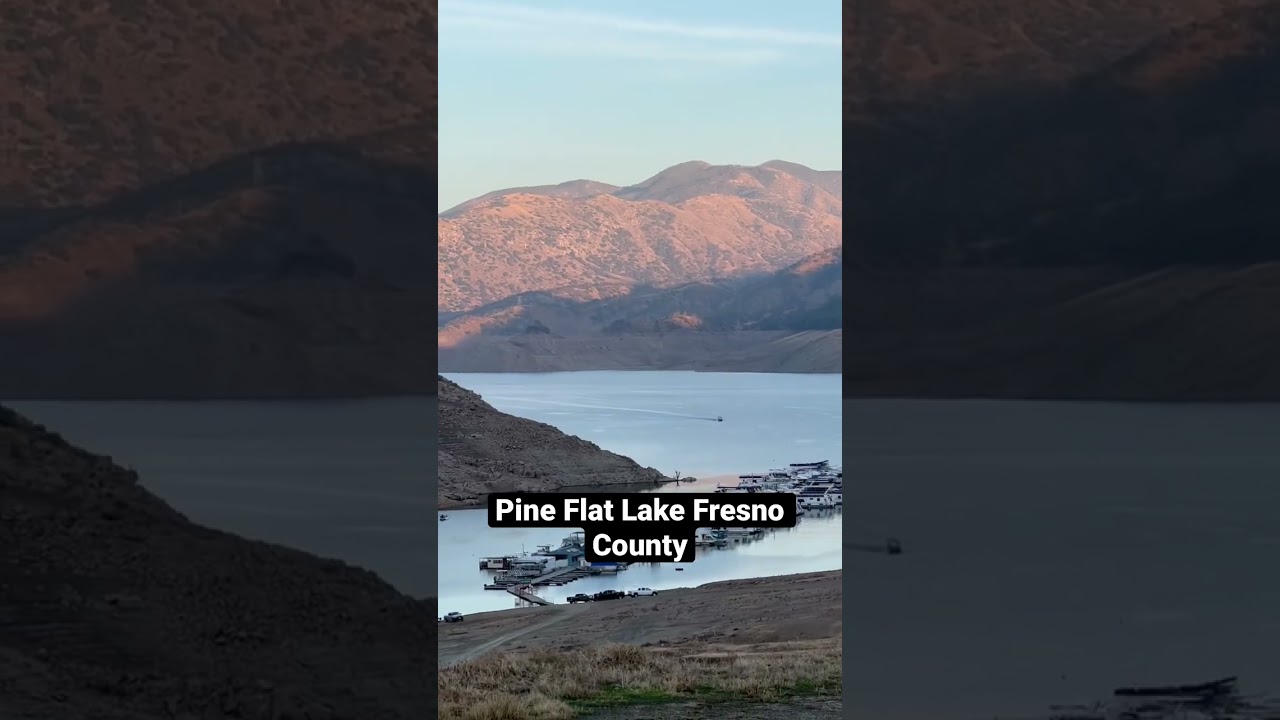 Pine Flat lake. Fresno county California November 2022.